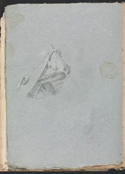 Carnet de croquis de Vérone : Étude de draperie page 10, 1760