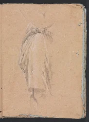 Carnet de croquis de Vérone : Étude de draperie avec coude (page 5)