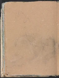 Carnet de croquis de Vérone : Forme indéchiffrable (page 34)