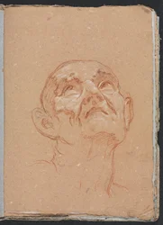 Carnet de croquis de Vérone : Tête masculine (page 31)