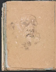 Carnet de croquis de Vérone : Tête d