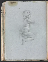 Carnet de croquis de Vérone : Putto de profil (page 64)