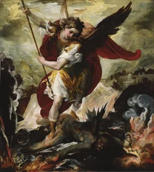 Saint Michel terrassant Satan