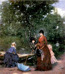 Dames au Bois de Boulogne, Paris