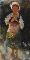 Fille en contre-jour