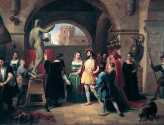 Le roi de France François Ier (1494-1547) visite l