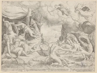 Apollon et Diane tuant les enfants de Niobé