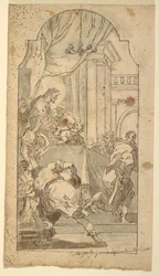 Dessin, La Cène, 1746-86