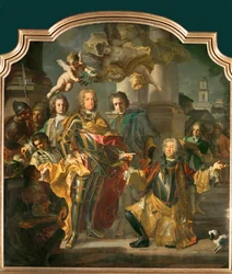 Le comte Althan présente à l