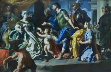 Didon recevant Énée et Cupidon déguisé en Ascagne