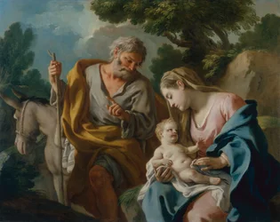 Repos pendant la fuite en Égypte