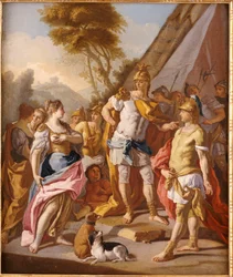 Sisygambis, la mère de Darius, prenant Héphaestion pour Alexandre le Grand