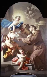 Saint Antoine de Padoue (un des deux, panneau)