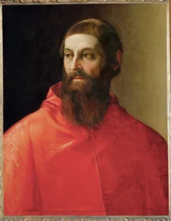Cardinal Rodolfo Pio (peinture sur toile)