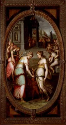 Junon empruntant la ceinture de Vénus