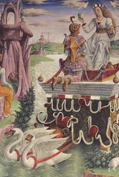 Triomphe de Vénus et signe du Taureau, scènes du mois d