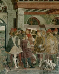 Salle des Mois : Avril (fresque)