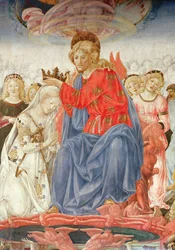 Détail du Couronnement de la Vierge