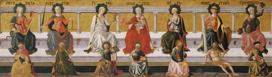 Les sept vertus, vers 1450
