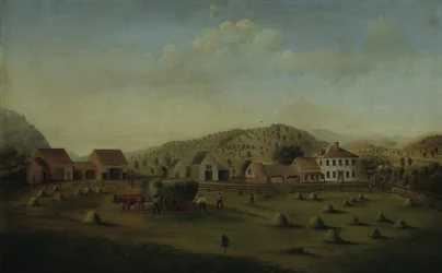 Ferme Leete, West Claremont, New Hampshire, vers 1822
