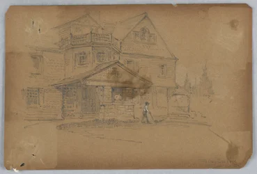 Porte-cochère, Scott Cottage
