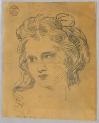 Esquisse de tête de femme