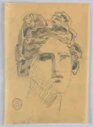 Esquisse de tête de femme
