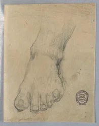 Étude pour un pied