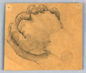 Étude de mains jointes