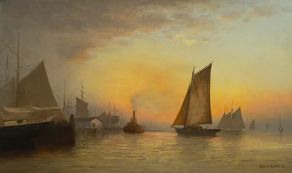 Port de New York, N.Y., 1880
