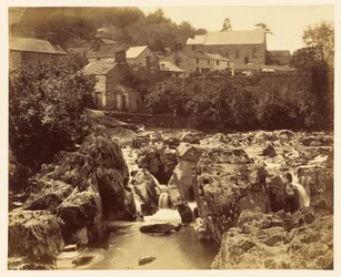 À Pont y Pair, Betws-y-Coed, pays de Galles du Nord
