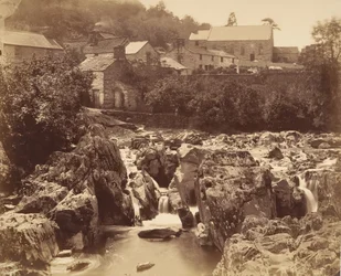 À Pont y pair, Bettws-y-Coed, Nord du Pays de Galles, 1856