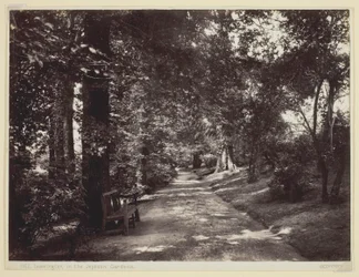 Leamington, dans les jardins Jephson