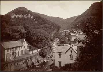 Lynmouth vu de Mars Hill