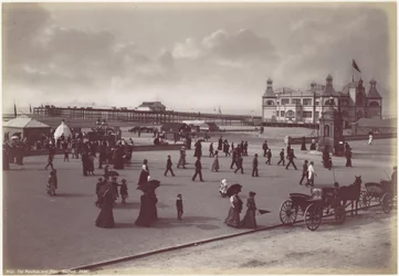 Rhyl. Le pavillon et la jetée