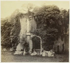 Ruine du château de Raglan à Monmouthshire