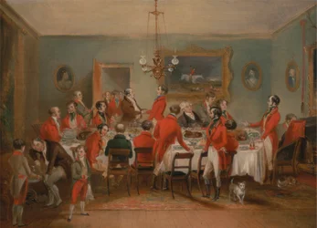 Le hall des célibataires : Le petit-déjeuner de la chasse