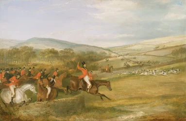 La chasse de Berkeley, à pleine course, 1842