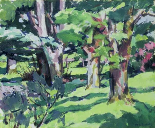 Arbres à Auchinleck, Ayrshire