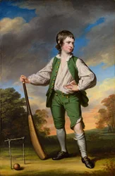Le jeune joueur de cricket - Portrait de Lewis Cage