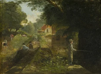Garçon pêchant, Stapleton, c. 1822-23