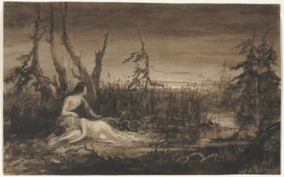 Figures dans un paysage