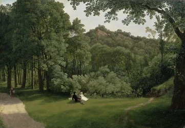Vue des bois du château de Blaise