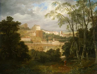 Vue de Clifton depuis Leigh Woods, vers 1818-20