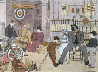 Le magasin de sport, extrait de "The Book of Shops" (Le livre des magasins)