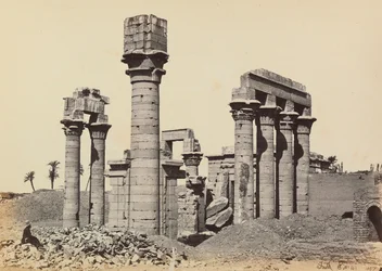 "Égypte et Palestine": les ruines de la ville d