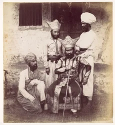 [Quatre hommes des Indes orientales]