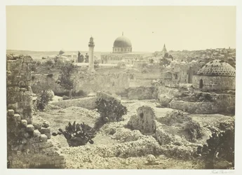 Jérusalem depuis le mur de la ville