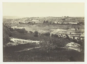 Jérusalem, depuis le mont des Oliviers, n° 1