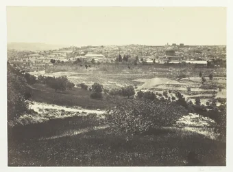 Jérusalem, du Mont des Oliviers, No.1, 1857